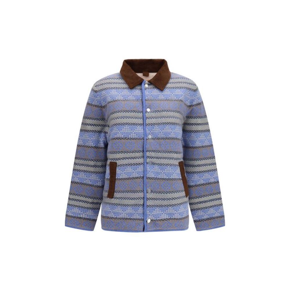 Guest in Residence Blue Wool Oves Aries Full-Length Women's Jacket